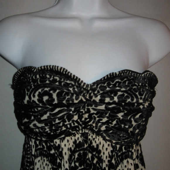 Diane von Furstenberg Velvet Strapless Dress - Picture 2 of 4